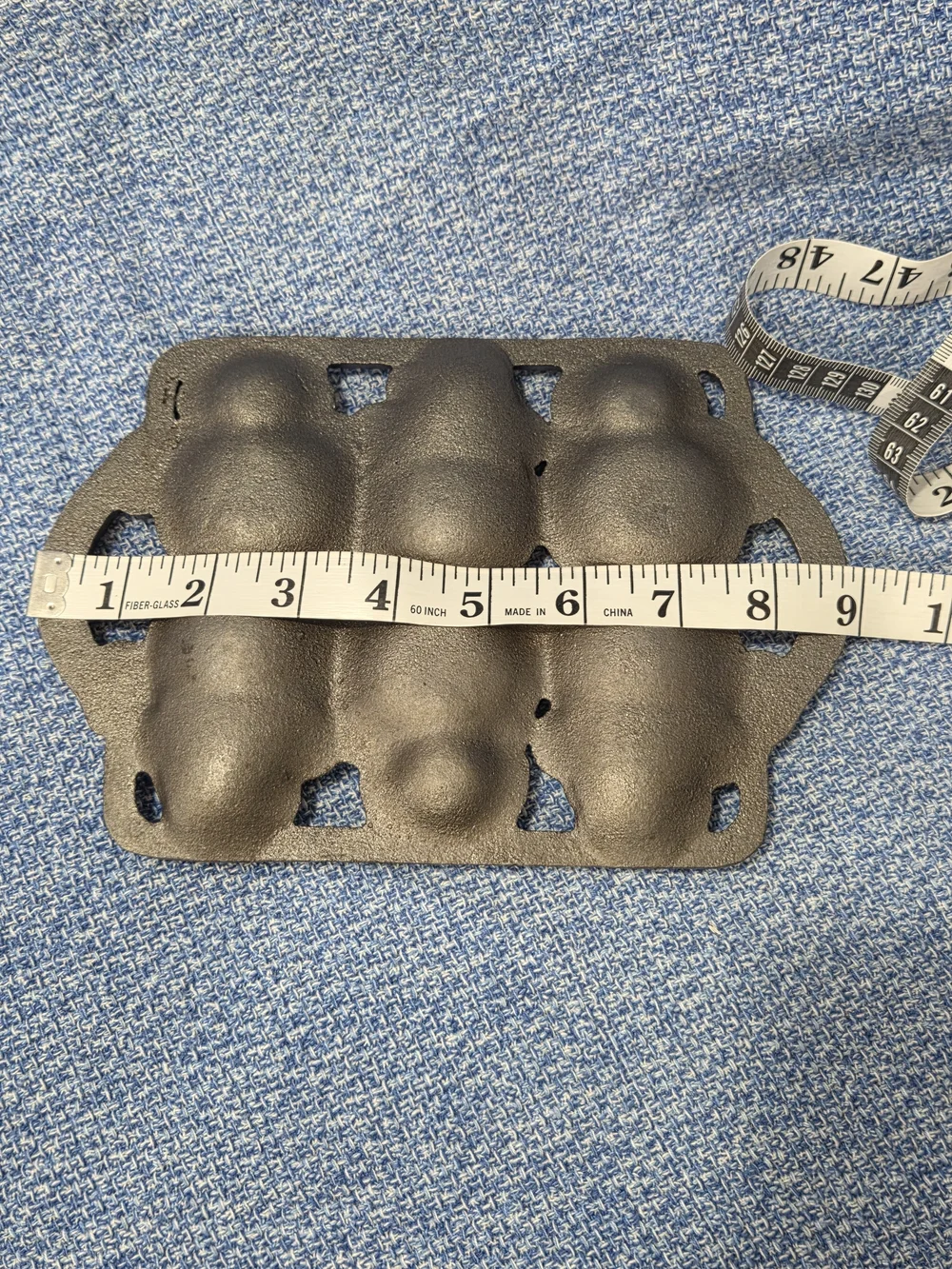 Vintage Black Cast Iron Baking Mold Or Decor